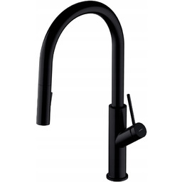 Omnires Bateria kuchenna stojąca Bend czarny BE6455BL