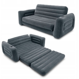 Sofa dmuchana rozkładana duże łóżko materac 2w1 Intex