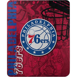 NBA Philadelphia 76ers "Hard Knocks" polarowa narzuta, 127