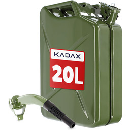 Kanister na paliwo stalowy 3 uchwyty, 20L +