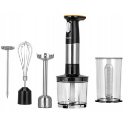 Blender ręczny Mpm zestaw GoFree CMBL-01 Czarno-srebrny
