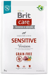 Brit care dog grain-free sensitive venison 3kg -