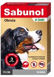 Laboratorium DermaPharm Sabunol Szara Obroża Przeciw Pchłom