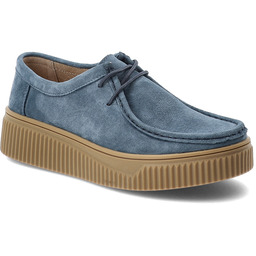 Filippo Półbuty damskie, ze skóry naturalnej zamszowej sznurowanie