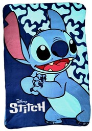 Niebieski miękki kocyk Disney Stitch 100 x 140