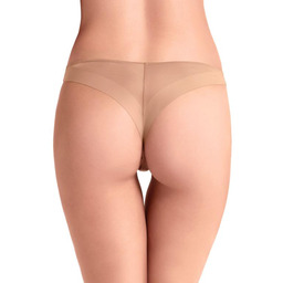 Majtki damskie brazyliany z elastycznej mikrofibry Shine Bronze