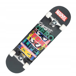 Deskorolka Drewniana Duża 79cm Avengers Fe do 80kg