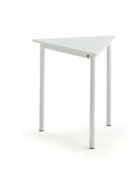 Stół SONITUS TRIANGEL, 700x700x720 mm, laminat HPL biały,