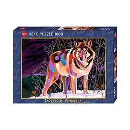 Night Wolf Puzzle: 1000 Teile