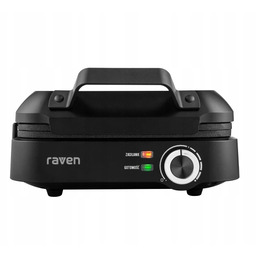 Gofrownica Raven EG007XL 1500W Czarna Regulacja temperatury 4