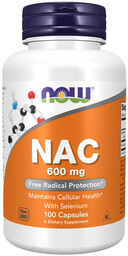 NOW NAC 600mg 100vegcaps