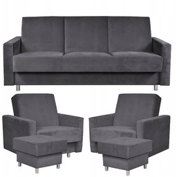 Zestaw wypoczynkowy wersalka fotele Family Meble