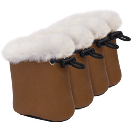 Petto Buty ocieplane dla psa Yuki brązowe