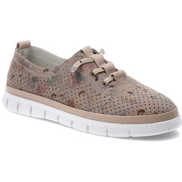 Filippo Półbuty damskie, ze skóry naturalnej ażurowa cholewka