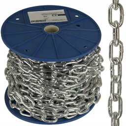 Łańcuch Gospodarczy D1 8MM Rolka 10M Ocynkowany 2000KG