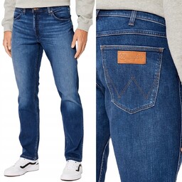 Wrangler GREENSBORO Heartbreaker PROSTE CIEMNY DżINS W40 L36