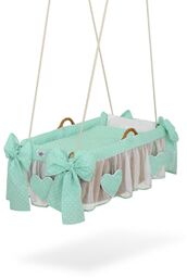 My Sweet Baby Kosz Mojżesza kołyska wisząca- Grochy