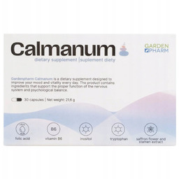 INOZYTOL kwas foliowy witamina B6 UKŁAD NERWOWY Suplement