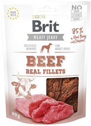 Brit Jerky, filety z wołowiną - 3 x