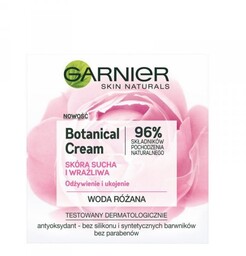 GARNIER Skin Naturals Botanical Rose Water Krem odżywienie
