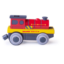 Lokomotywa z napędem Might Red Loco BJT309-Bigjigs Rail,