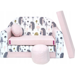Sofa Dla Dzieci Kanapa 160cm Rozkładana Piankowa Mini