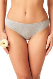 Beżowe figi damskie (2 pack) o niskim kroju
