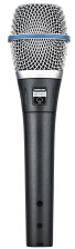 Shure BETA 87A Przewodowy Pojemnościowy Electret Condenser Srebrny