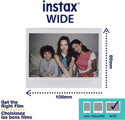 Fujifilm wkład Instax Wide (10 zdjęć czarno białych)