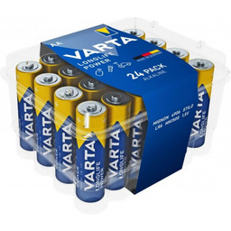 Varta Baterie Alkaliczne R6 (AA)Longlife power 24szt.premium box