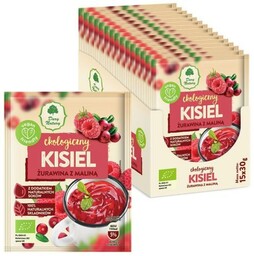 KISIEL ŻURAWINA Z MALINĄ BEZGLUTENOWY BIO 30 G
