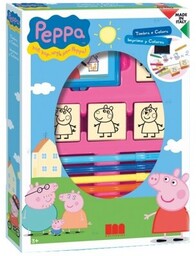 MULTIPRINT Zestaw kreatywny Świnka Peppa Pieczątki 043-27875