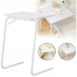 2X Przenośny Stół Do Domu Regulowany Składany Stolik