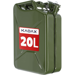 Kanister na paliwo stalowy Idre 20L, zielony