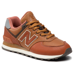 Sneakersy New Balance ML574OMA Brązowy