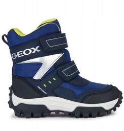 Geox niebieskie wodoodporne śniegowce J36FRC