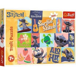 TREFL Puzzle Disney Stitch Hawajskie przygody 13331 (200