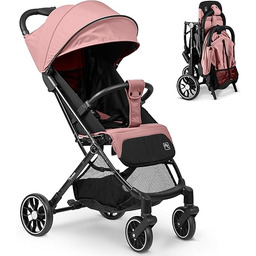 Nukido wózek spacerowy składany lekki spacerówka duże koła