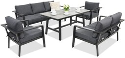 Meble ogrodowe aluminiowe Sydney Apetito 7 Garden Point