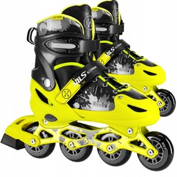 Łyżworolki Rolki Regulowane Kauczukowe Kółka 39-42