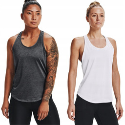 UNDER ARMOUR Top treningowy Tech Vent M biały