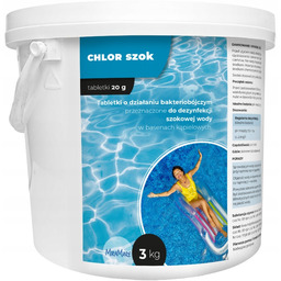 Chlor Szok Tabletki Do Basenu Dezyfenkcja Wody Basenowej