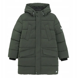 Cool Club Kurtka Płaszcz chłopięcy ocieplany khaki Waterproof
