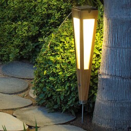 Les Jardins Latarka solarna LED Tecka z czujnikiem,