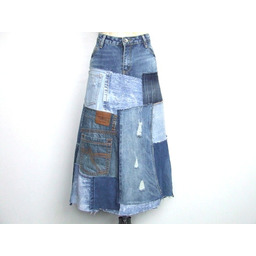 Pakamera Długa spódnica denim r. 42