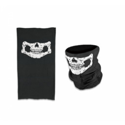 Komin Barbaric Fine Skull Black Tkanina (30583)