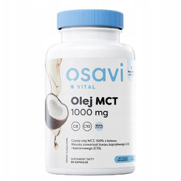 Olej MCT 1000mg suplement diety 60 kapsułek