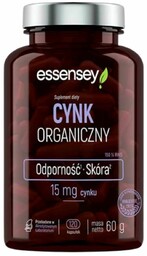 Essensey Cynk Organiczny - Kapsułki na zdrową skórę,