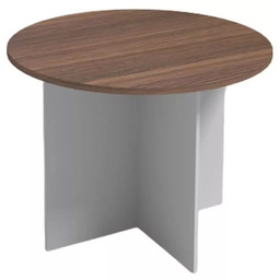 Stół konferencyjny z okrągłym blatem PRIMO GRAY, średnica