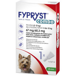 Krka Fypryst Combo Krople Na Pchły I Kleszcze
